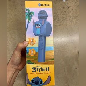 NWT Licensed Disney Stitch Bluetooth Karaoke Microphone